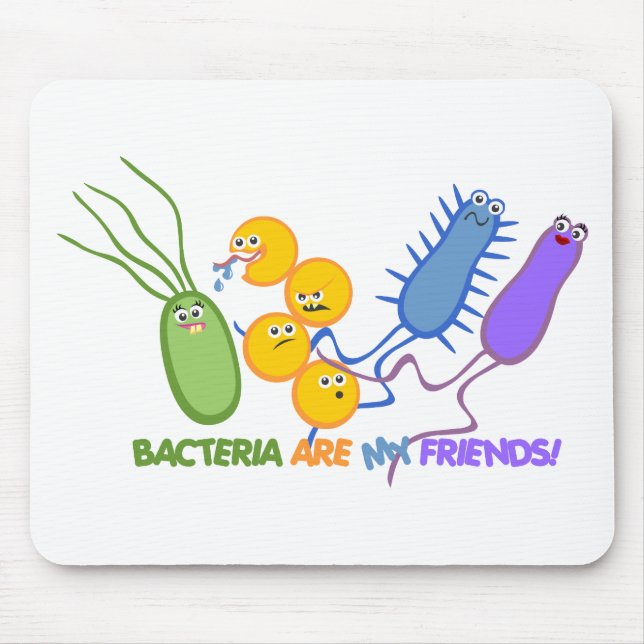 Alfombrilla De Ratón Amigos bacterianos (Frente)