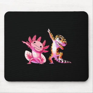 Alfombrilla De Ratón Amigos de Ajolote Cute Kawaii Gecko Leopardo Hacie