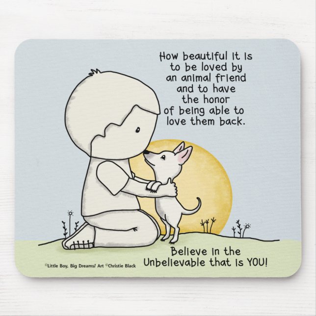 Alfombrilla De Ratón Amigos de los animales (Frente)