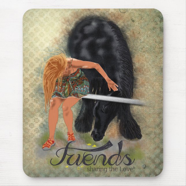 Alfombrilla De Ratón AMIGOS - Mousepad (Frente)