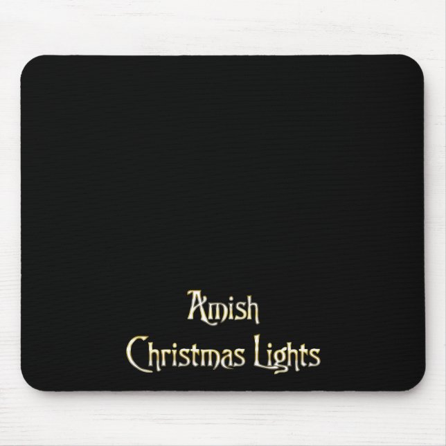 Alfombrilla De Ratón Amish Navidades Lights (Frente)
