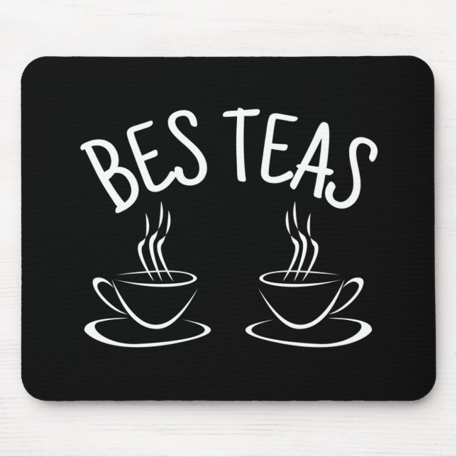 Alfombrilla De Ratón Amistad divertida de Besties (Frente)