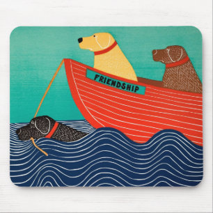 Alfombrilla De Ratón Amistad Mousepad-Stephen Huneck