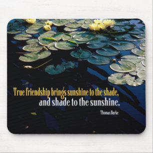 Alfombrilla De Ratón Amistad verdadera Mousepad