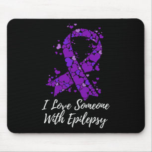 Alfombrilla De Ratón Amo A Alguien Con Conciencia De La Epilepsia De Lu