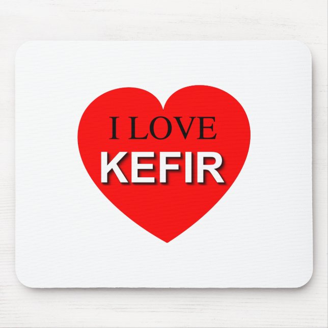 Alfombrilla De Ratón Amo a Kefir (Frente)