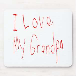 Alfombrilla De Ratón ¡Amo a mi abuelo! Mousepad