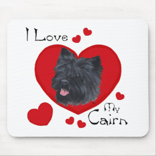 Alfombrilla De Ratón Amo a mi Cairn Terrier