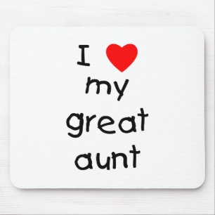 Alfombrilla De Ratón Amo a mi gran tía