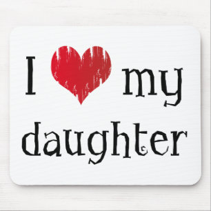 Alfombrilla De Ratón Amo a mi hija