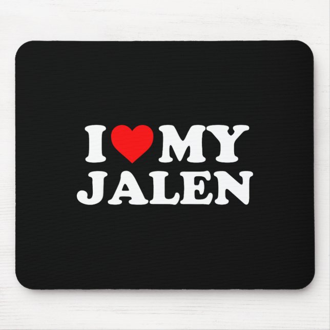 Alfombrilla De Ratón Amo a mi Jalen  (Frente)