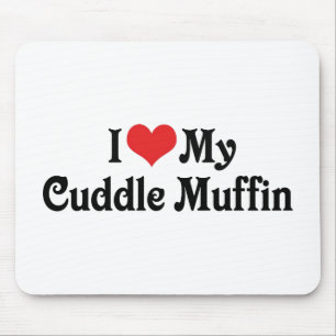 Alfombrilla De Ratón Amo a mi muffin de mimos