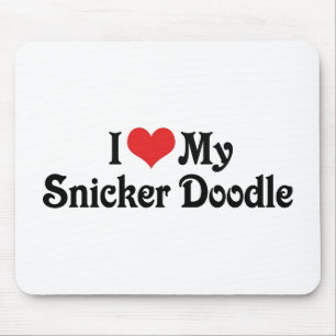 Alfombrilla De Ratón Amo a mi Snicker Doodle