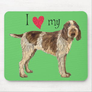 Alfombrilla De Ratón Amo a mi Spinone Italiano