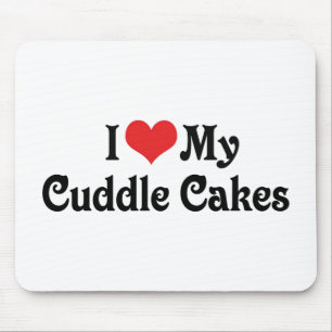 Alfombrilla De Ratón Amo a mis Cuddle Cakes