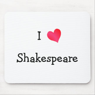 Alfombrilla De Ratón Amo a Shakespeare