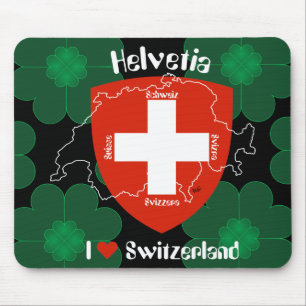 Alfombrilla De Ratón Amo a Suiza Mauspad