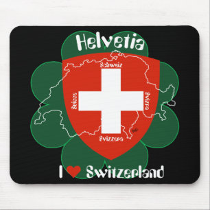 Alfombrilla De Ratón Amo a Suiza Mauspad