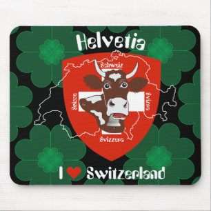Alfombrilla De Ratón Amo a Suiza Mauspad