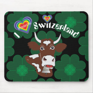 Alfombrilla De Ratón Amo a Suiza Mauspad