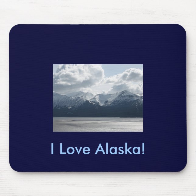 Alfombrilla De Ratón ¡Amo Alaska! Mousepad (Frente)