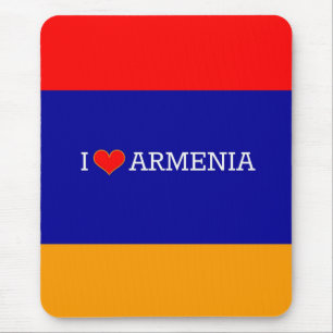 Alfombrilla De Ratón Amo Armenia, bandera de Armenia