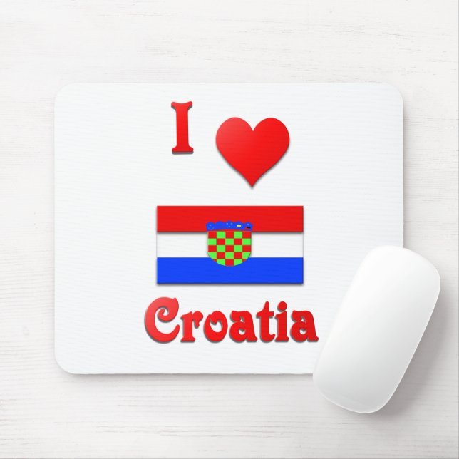 Alfombrilla De Ratón Amo Croacia (Con ratón)