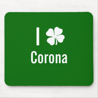Alfombrilla De Ratón Amo día del St Patricks de la corona (del trébol)
