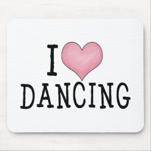 Alfombrilla De Ratón Amo el bailar