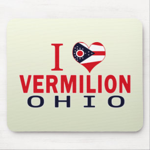 Alfombrilla De Ratón Amo el bermellón, Ohio