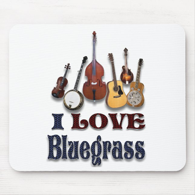ALFOMBRILLA DE RATÓN AMO EL BLUEGRASS MOUSEPAD (Frente)
