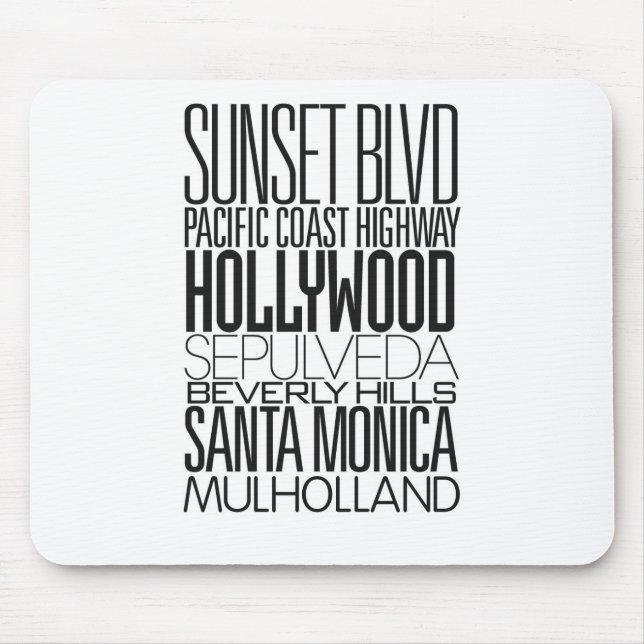 Alfombrilla De Ratón Amo el LA (Frente)