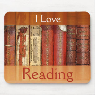 Alfombrilla De Ratón Amo el leer de Mousepad