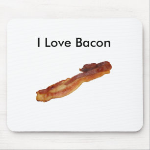 Alfombrilla De Ratón Amo el tocino Mousepad
