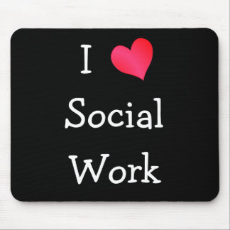 Alfombrilla De Ratón Amo El Trabajo Social