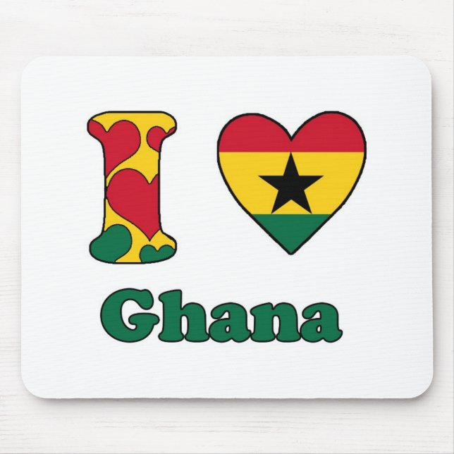 Alfombrilla De Ratón Amo Ghana (Frente)