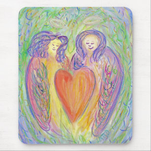 Alfombrilla De Ratón Amo Guardian Angel Heart Art Mousepad