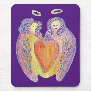 Alfombrilla De Ratón Amo Guardian Angel Heart Art Mousepads
