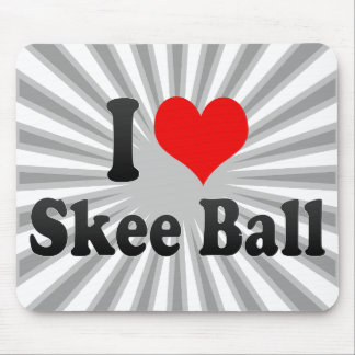 Alfombrilla De Ratón Amo la bola de Skee