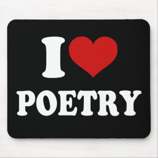 Alfombrilla De Ratón Amo la poesía
