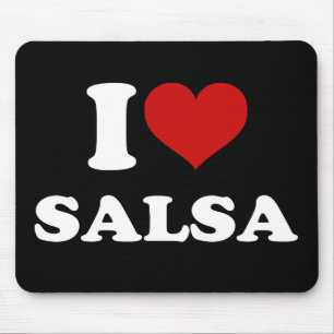 Alfombrilla De Ratón Amo La Salsa