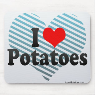 Alfombrilla De Ratón Amo las patatas