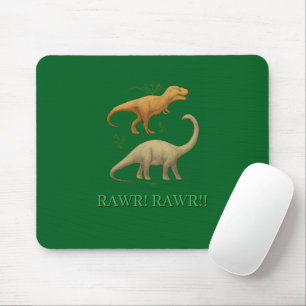 Alfombrilla de ratón - Amo los dinosaurios Rawr Ra