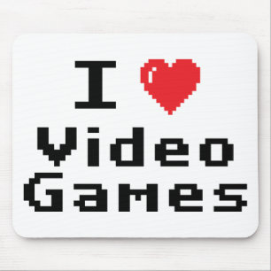 Alfombrilla De Ratón Amo los videojuegos