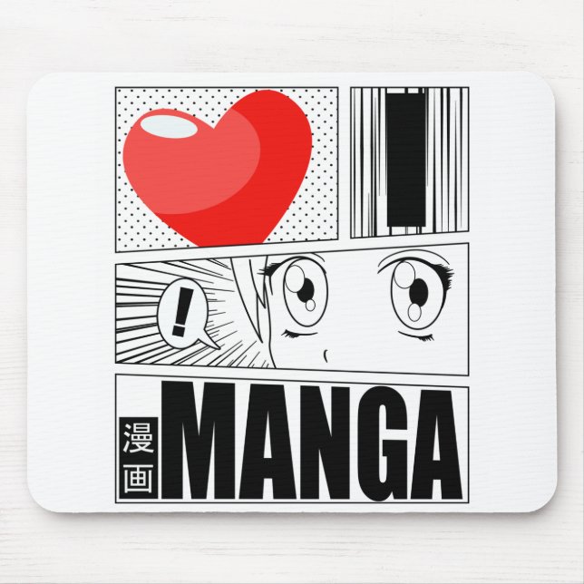 ALFOMBRILLA DE RATÓN AMO MANGA (Frente)