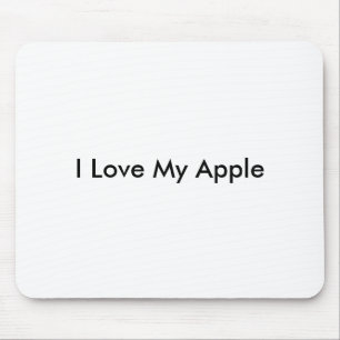 Alfombrilla De Ratón Amo mi Apple - Mousepad