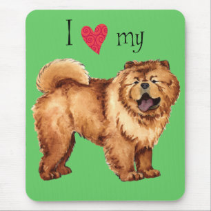 Alfombrilla De Ratón Amo mi Chow