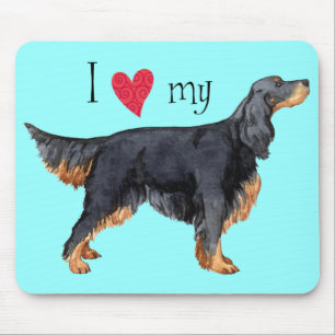Alfombrilla De Ratón Amo mi Gordon Setter