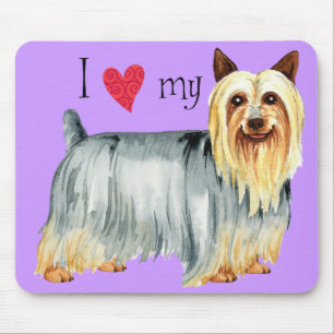 Alfombrilla De Ratón Amo mi Silky Terrier