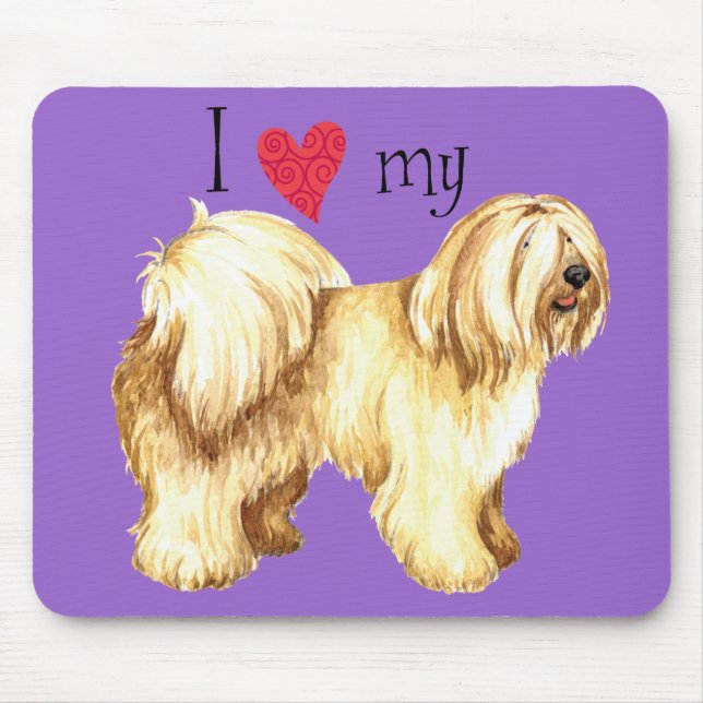 Alfombrilla De Ratón Amo mi territorio tibetano (Frente)